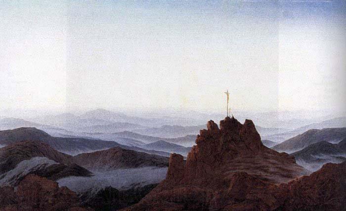 Friedrich Johann Overbeck Morning in the Riesengebirge Spain oil painting art